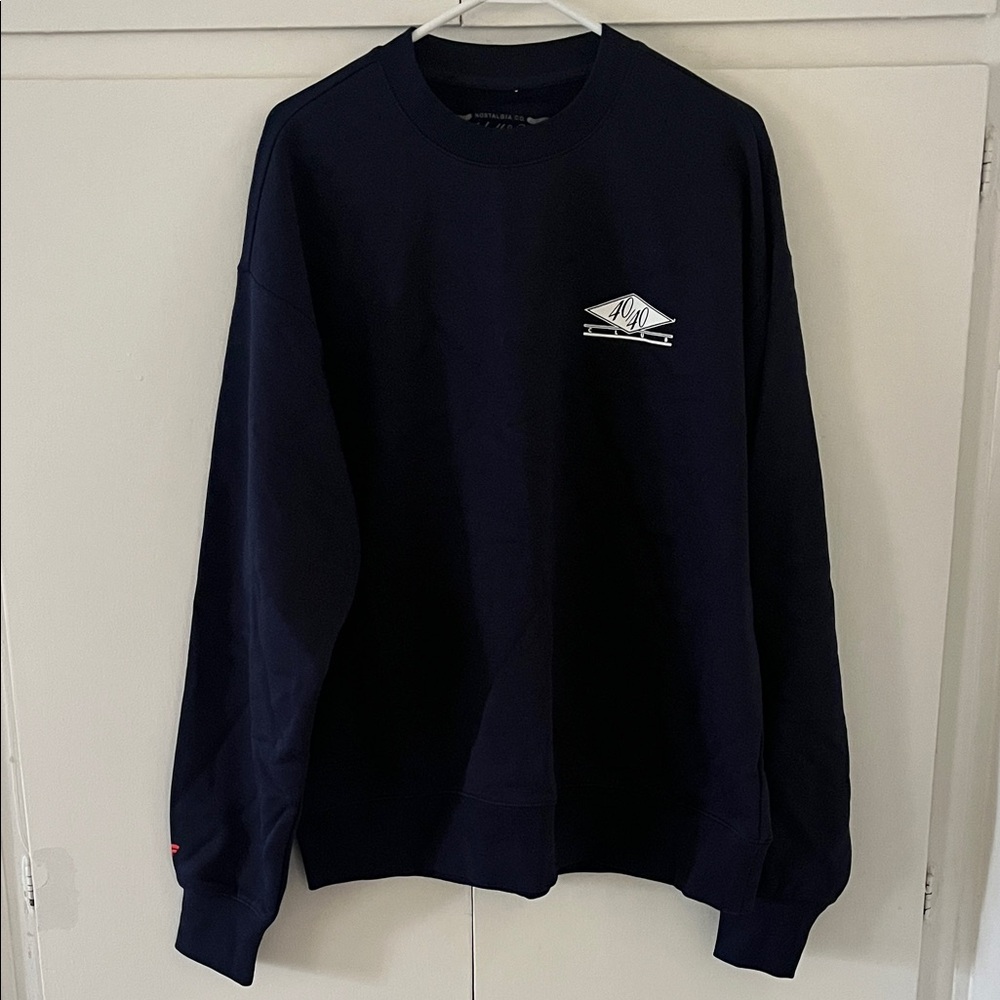 Mitchell & Ness x 40/40 Club Navy Sweatshirt